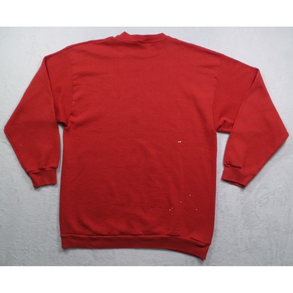 Vintage Mickey Unlimited Sweatshirt Extra Large Red Jerry Leigh Crew Neck USA - Picture 6 of 15